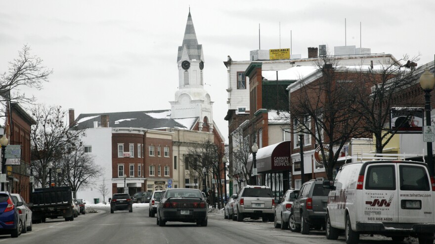 Downtown Rochester, N.H., where voters will take part in the nation's first primary on Tuesday.