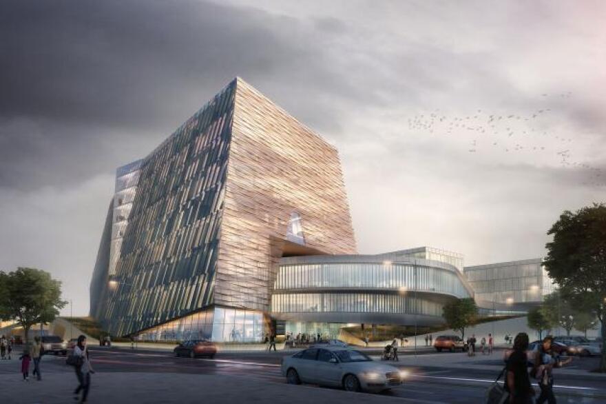 The UNLV medical school building in the Las Vegas Medical District drew closer to reality thanks to an end-of-session appropriation by the Nevada Legislature.