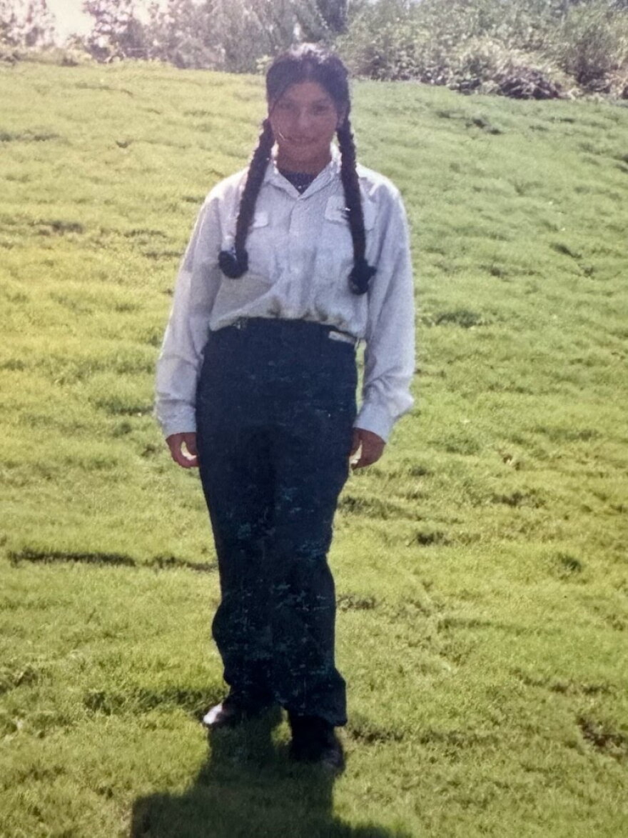 Juana Diaz Cristobal at a younger age. She is now the golf course superintendent at Bonita Bay Club.