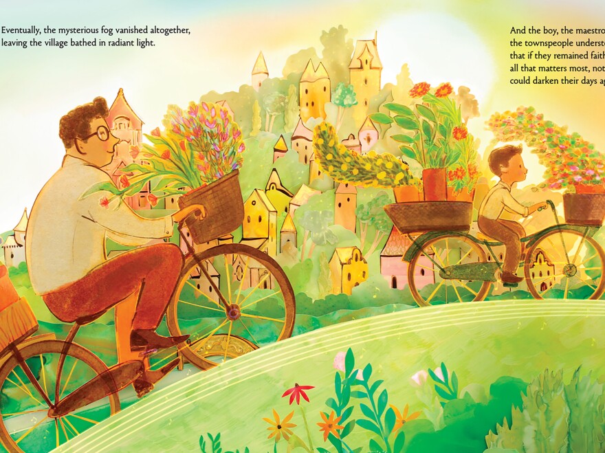 MacKay was deliberate with her use of color, casting gloomy scenes in purple and lighting up moments of joy with hues of green and gold.