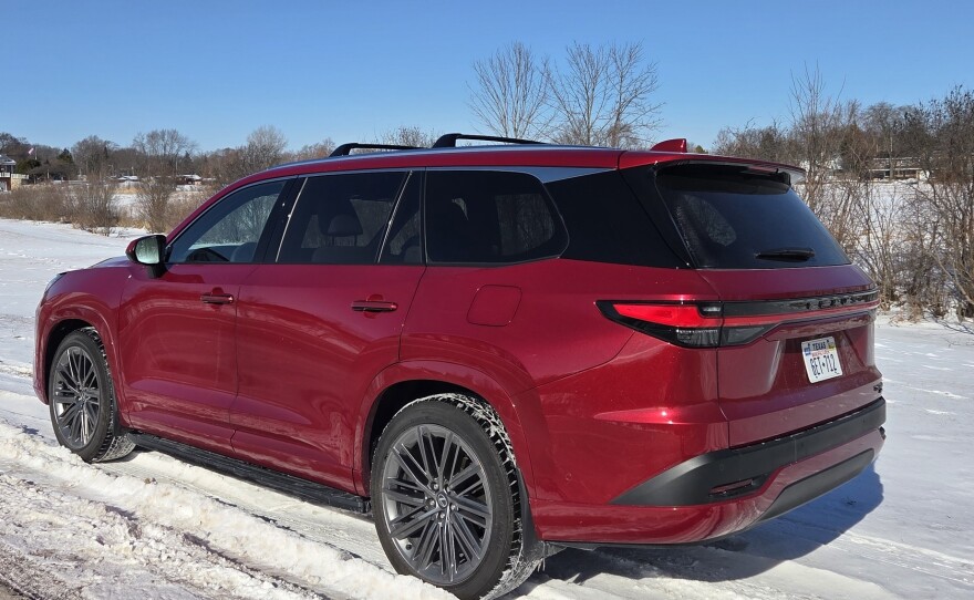 2026 Lexus TX 350 AWD left rear