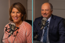 Democrat Helena Foulkes(left) and independent Ken Block are competing for Rhode Island's next governorship. A new WPRI-TV/Emerson College poll shows Foulkes leading Block by nine percentage points with the Nov. 3 general election approaching. Credit: Ocean State Media