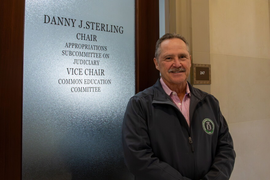 Rep. Danny Sterling, R-Tecumseh, poses for a photo outside his office at the Oklahoma State Capitol on Jan. 1, 2026. Sterling authored a measure that changed the way state courts collect fines and fees, which he said shouldn't be a lifelong sentence.