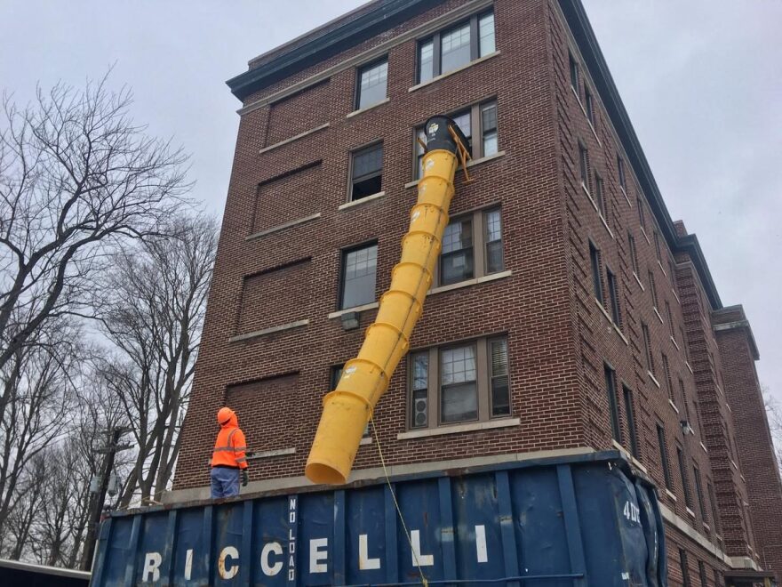 Renovations at the Finger Lakes Area Counseling and Recovery Agency's Clifton Springs headquarters are underway in an effort to increase the number of people in rural areas who can be treated in intensive drug stabilization and treatment programs. CREDIT BRETT DAHLBERG / WXXI NEWS