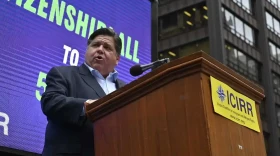 Gov. JB Pritzker signed legislation this month that requires hospitals, day care centers and public universities to implement plans for handling immigration agents or raids at their facilities, and keeps them from providing people’s personal information to agents.