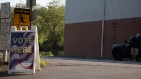 A voting center at Trenholm Park in Richland County's city of Forest Acres during the Aug. 11 special primary election. Voters have until 7 p.m. to join a voting center line.