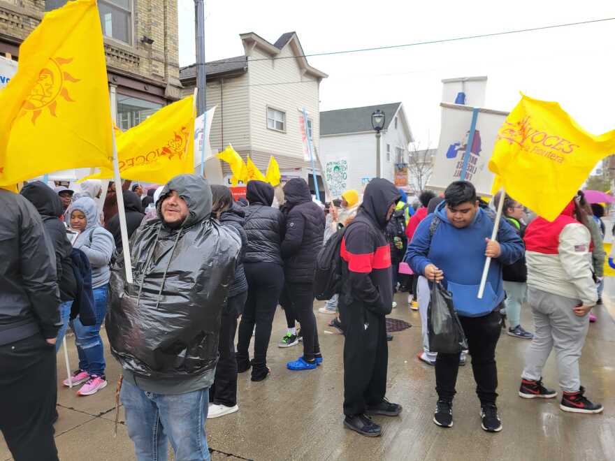 Milwaukee May Day marchers