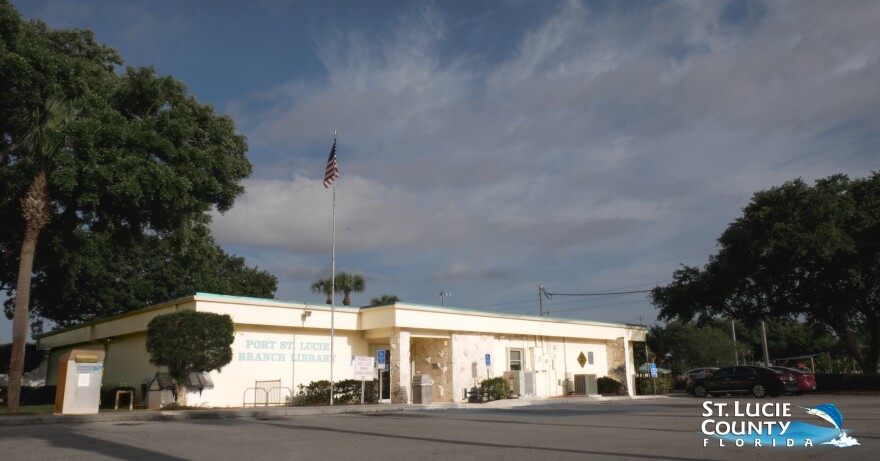 The current Port St. Lucie Branch Library, set to close Aug. 30