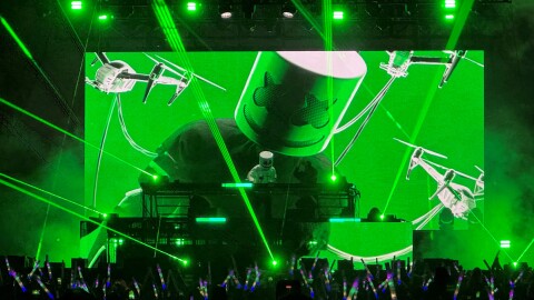 Marshmello played the Ventura County Fair on Thursday