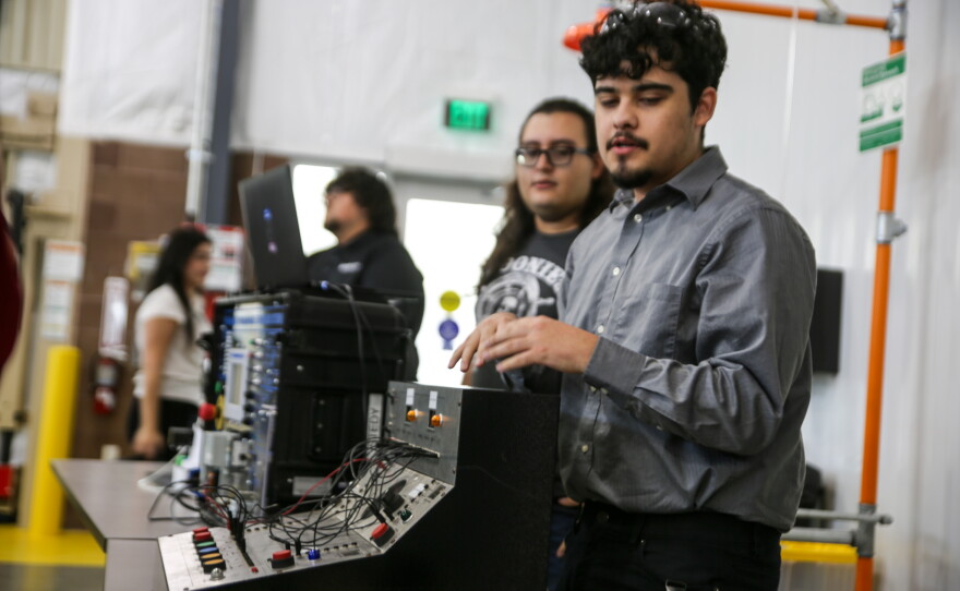 Manuel Bermudez, a student,