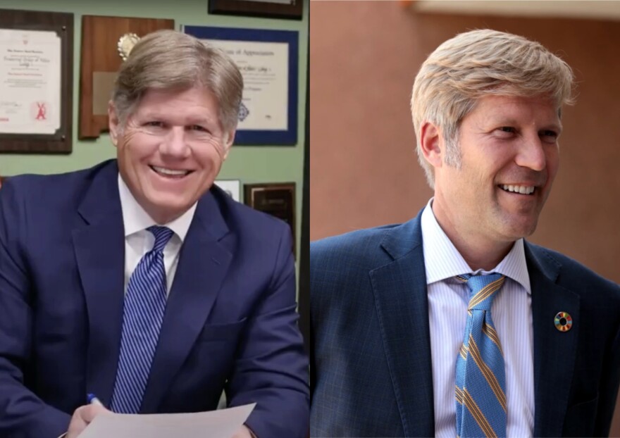 Mayor Tim Keller and Republican canidate Darren White will be two of six candidates running for three different seats in the upcoming runoff election on December 9th, 2025.