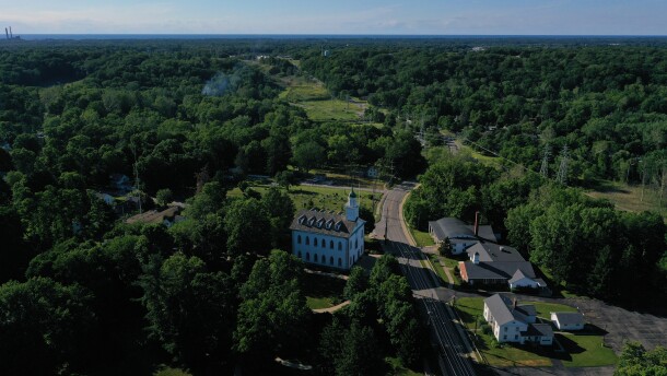 The Kirtland temple, on Wednesday, June 15, 2026, in Kirtland, Ohio. 