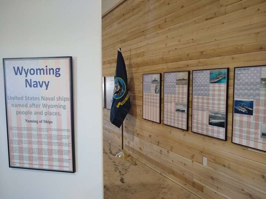 A section of the Wyoming Navy exhibit displayed at the Rockpile Museum.