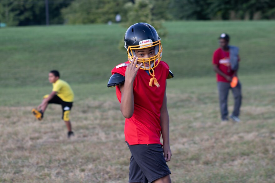 Indy Steelers have been a part of the Tarkington Park community for years. Generations of children from around the area have trained under Coach Nell. Many of them are now in high school and are choosing between different college scholarships because of their football skills.