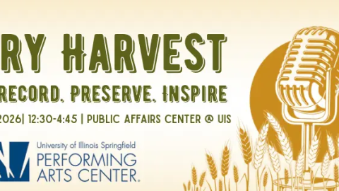 "Story Harvest" from the Sangamon Experience and UIS Performing Arts Center aims to teach newcomers how to collect oral histories.