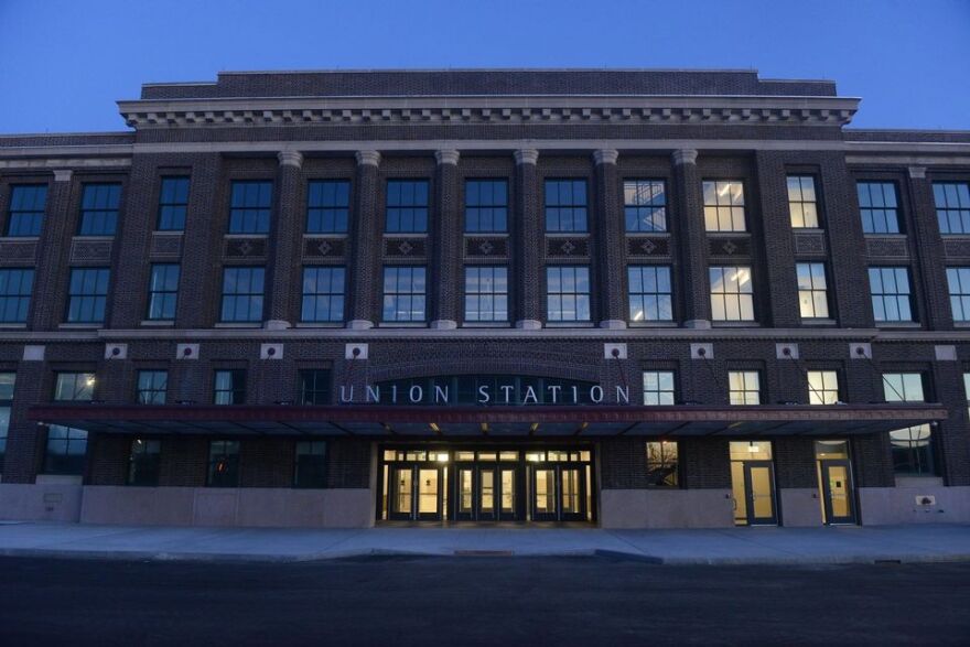 Springfield's Union Station and the Union Station Parking Garage on March 23, 2017. 