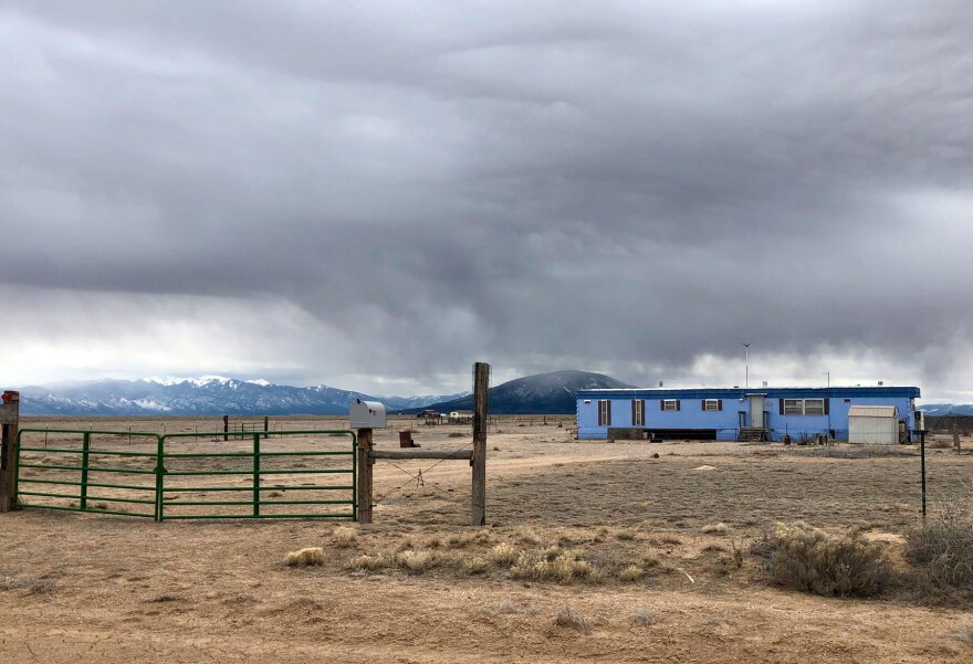 Ted Conover's property in the San Luis Valley