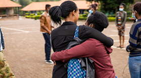 Second-generation survivors born from rapes committed during the 1994 Genocide Against the Tutsi in Rwanda find healing, community, and advocacy at a Foundation Rwanda Counseling Camp. The camps offer participants counseling, career guidance, and reproductive health education. (Serrah Galos/ Foundation Rwanda)