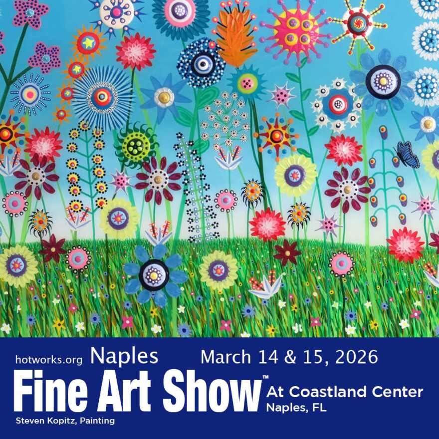 Hot Works LLC poster for Naples Fine Art Show