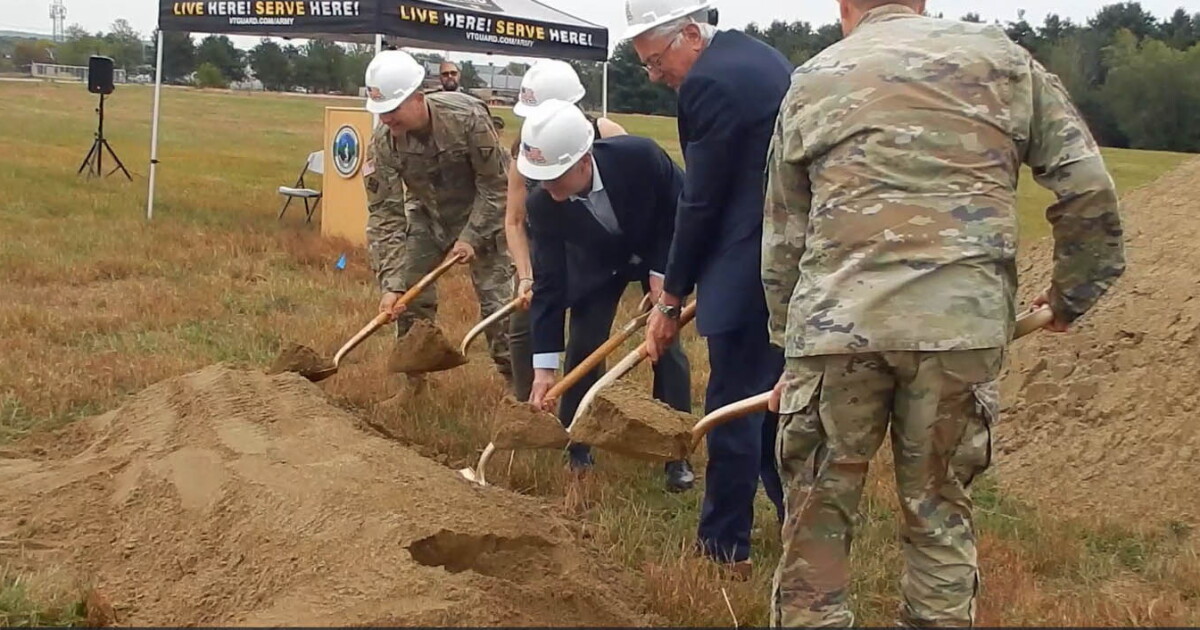 Officials break ground on new Vermont National Guard support center