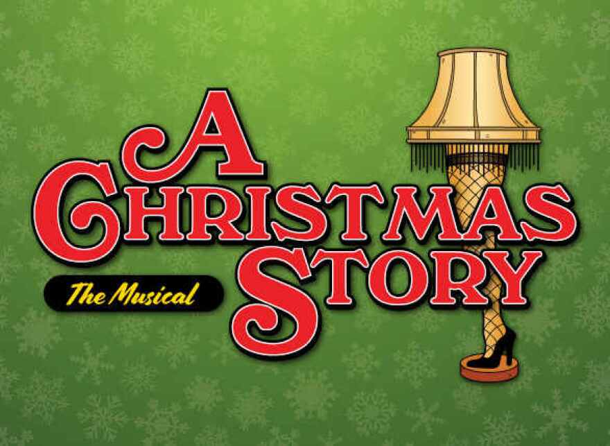 Broadway Palm Dinner Theatre Graphic for 'A Christmas Story'