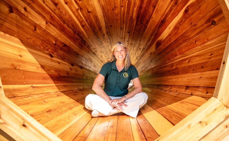 Amanda Treadwell with the Michigan Department of Natural Resources said you can find your zen in nature and the megaphone can help boost the volume.