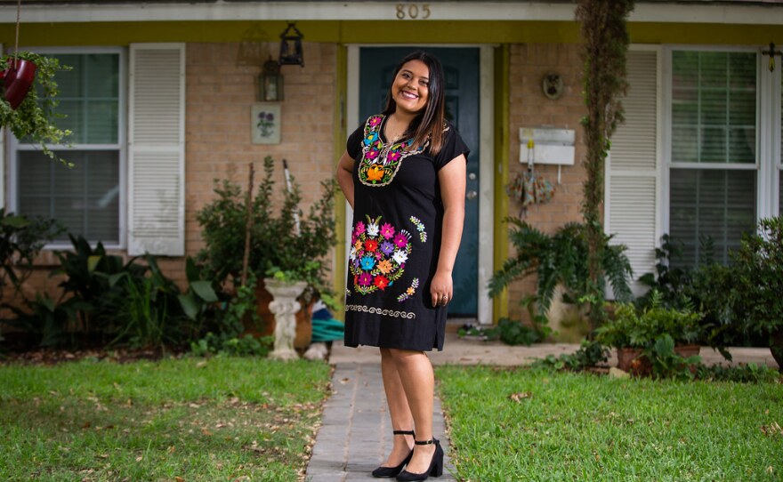 Chantal Flores-Malagon is graduating from Crockett High School.