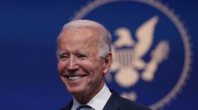 U.S. President-elect Joe Biden addresses the media about the Trump Administration’s lawsuit to overturn the Affordable Care Act on at the Queen Theater in Wilmington, Delaware.