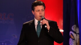 Anthony Kearns singing at the Republican Leadership Conference in New Orleans, Louisiana.