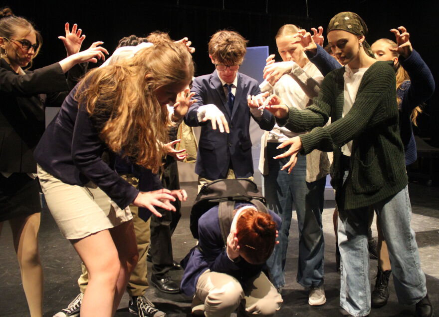 'A Monster Calls' challenged Carmen Crussard's theater students as performers in ways not experienced by traditional theater productions.