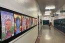 River Oaks Elementary School hallway. 