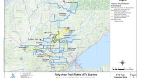Map of the proposed Twig Trail System.