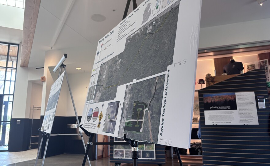 East Bay Township and Traverse Area Recreation and Transportation collaborated to host an open house to showcase their plans for an extension of the Three Mile Trail on July 28, 2026.