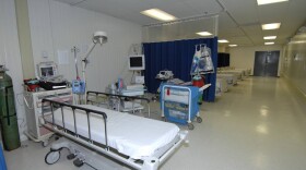 This is a picture of a hospital bed