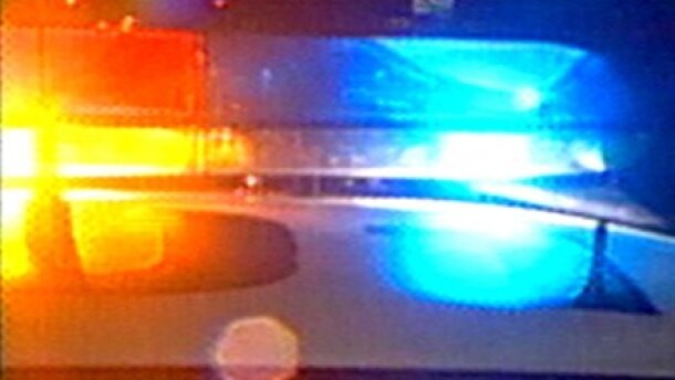 Image of police lights on a squad car