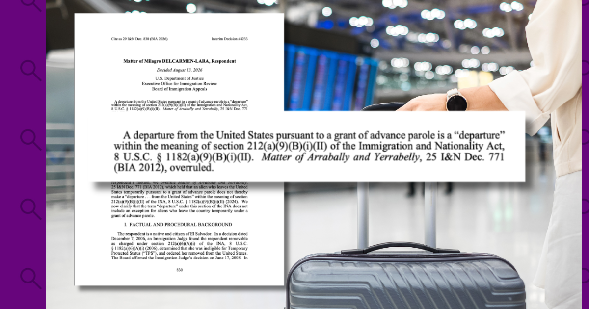 Viajes de beneficiarios DACA con Advance Parole podrían enfrentar dificultades al regresar a EE.UU.