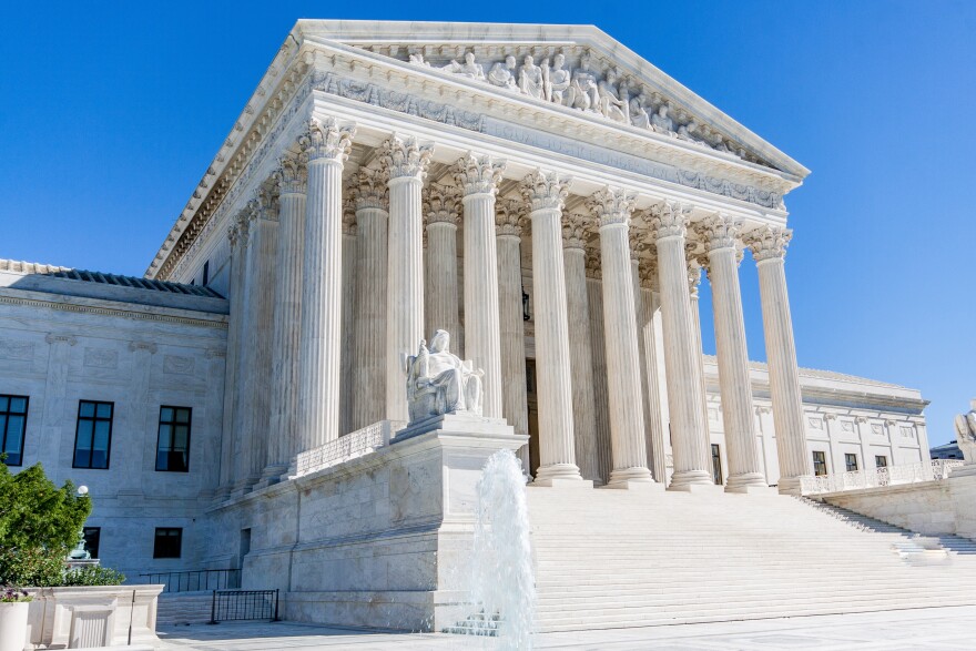 The US Supreme Court building in Washington DC [shutterstock/davidsmith520]