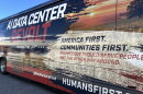 Humans First bus tour