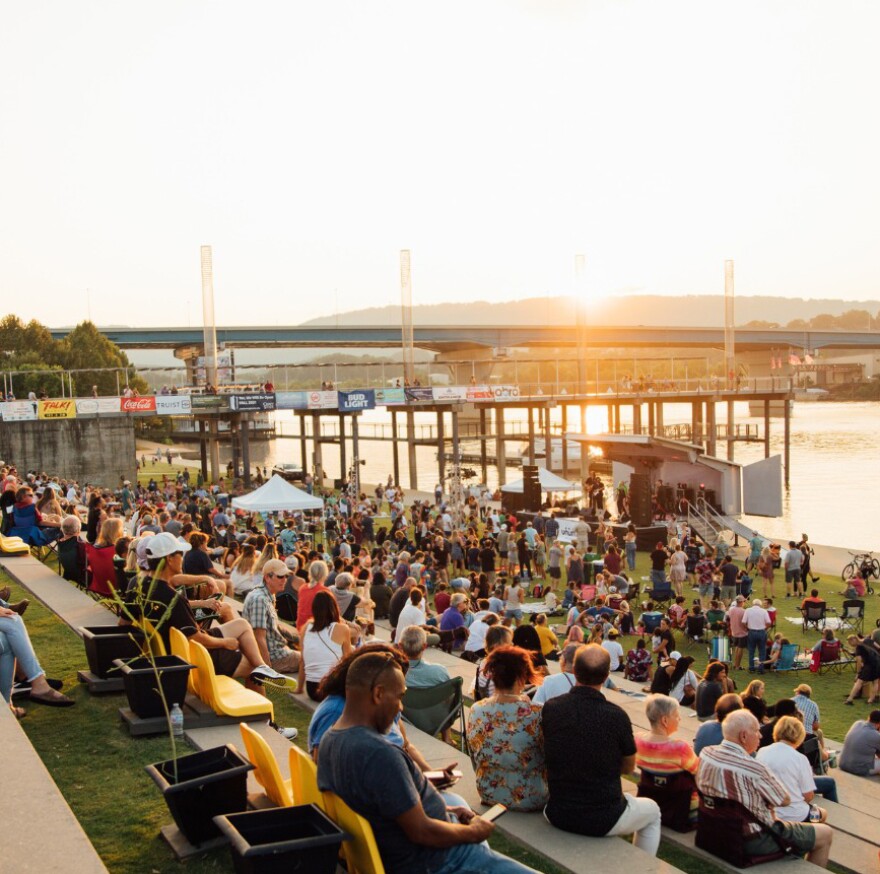 Riverfront Nights at Ross’ Landing in downtown Chattanooga.