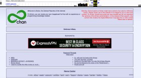 An archived screenshot of 8chan, an online message board that shooters have used to post messages before their attacks, describes itself as "the darkest reaches of the Internet."