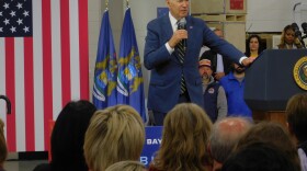 In November, 2022, then-President Joe Biden visited the SK Siltron manufacturing plant in Bay County, Michigan