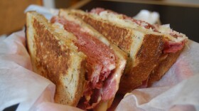 The food critics agreed: A true Reuben sandwich must be served grilled.