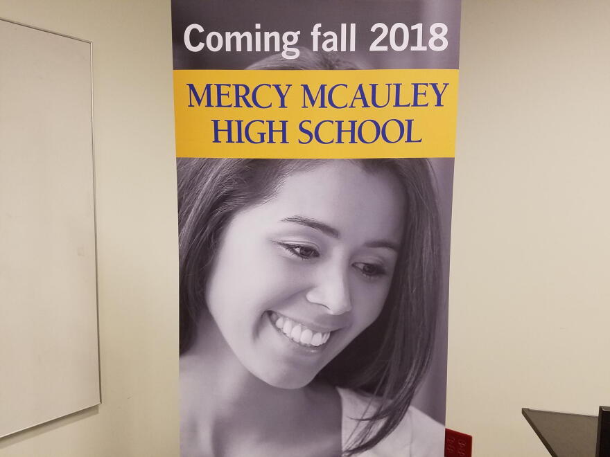 The new Mercy McAuley High School holds its first day of classes August 15.