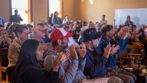 County meetings in Marfa and Fort Davis this week drew large crowds as locals weighed in on the use of Chispa Road for the Trump administration’s border wall plans.
