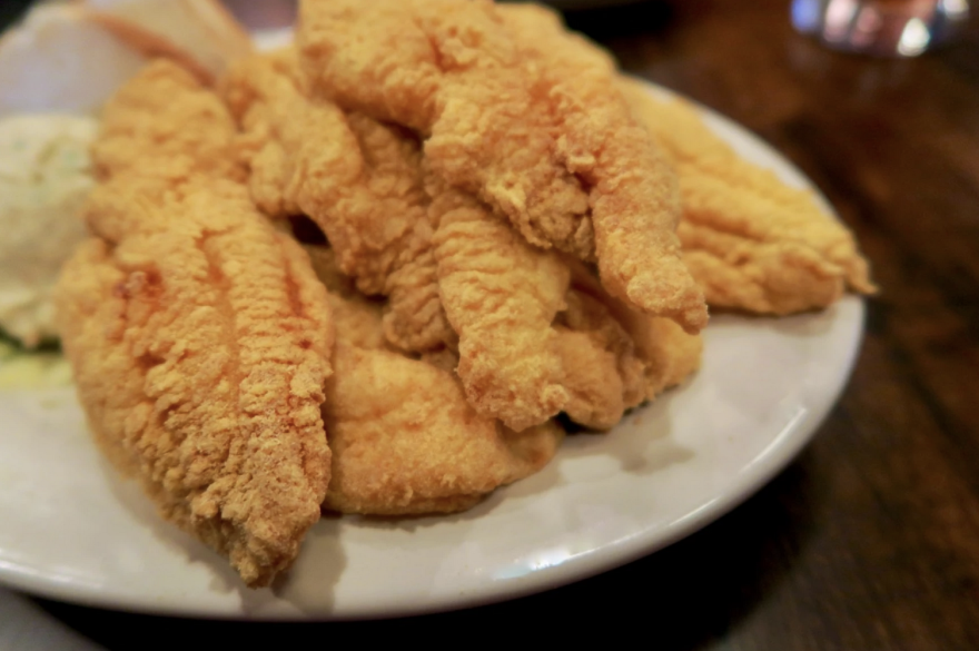 Fried fish is a Friday tradition during Lent and all around New Orleans.