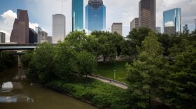 HOUSTON, TX. July 6, 2017. The Houston downtown skyline. Gabriel Cristóver Pérez/Texas Standard