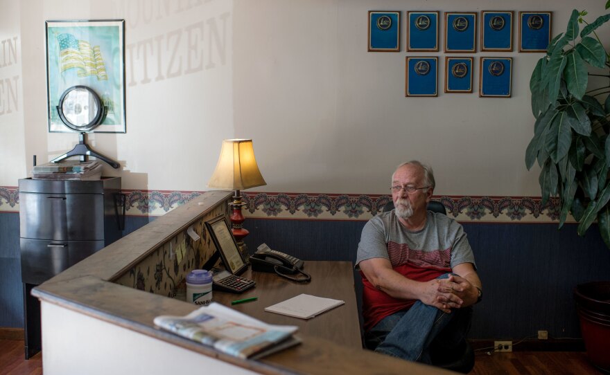 Gary Ball, editor of the local <em>Mountain Citizen</em> newspaper, has been reporting on water issues in the county for nearly two decades. Reporting in the <em>Mountain Citizen</em> prompted the state in 2002 to open the first investigation into the Martin County Water District.