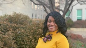 Peoria attorney Yolanda Riley poses for a portrait outside the WCBU newsroom.