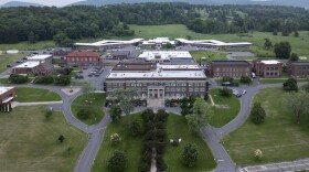 The exterior of Clarks Summit State Hospital, one of six state psychiatric hospitals in Pennsylvania.