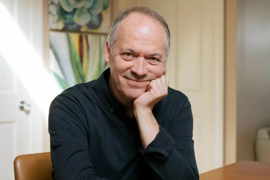 Will Shortz at home in Pleasantville, N.Y.